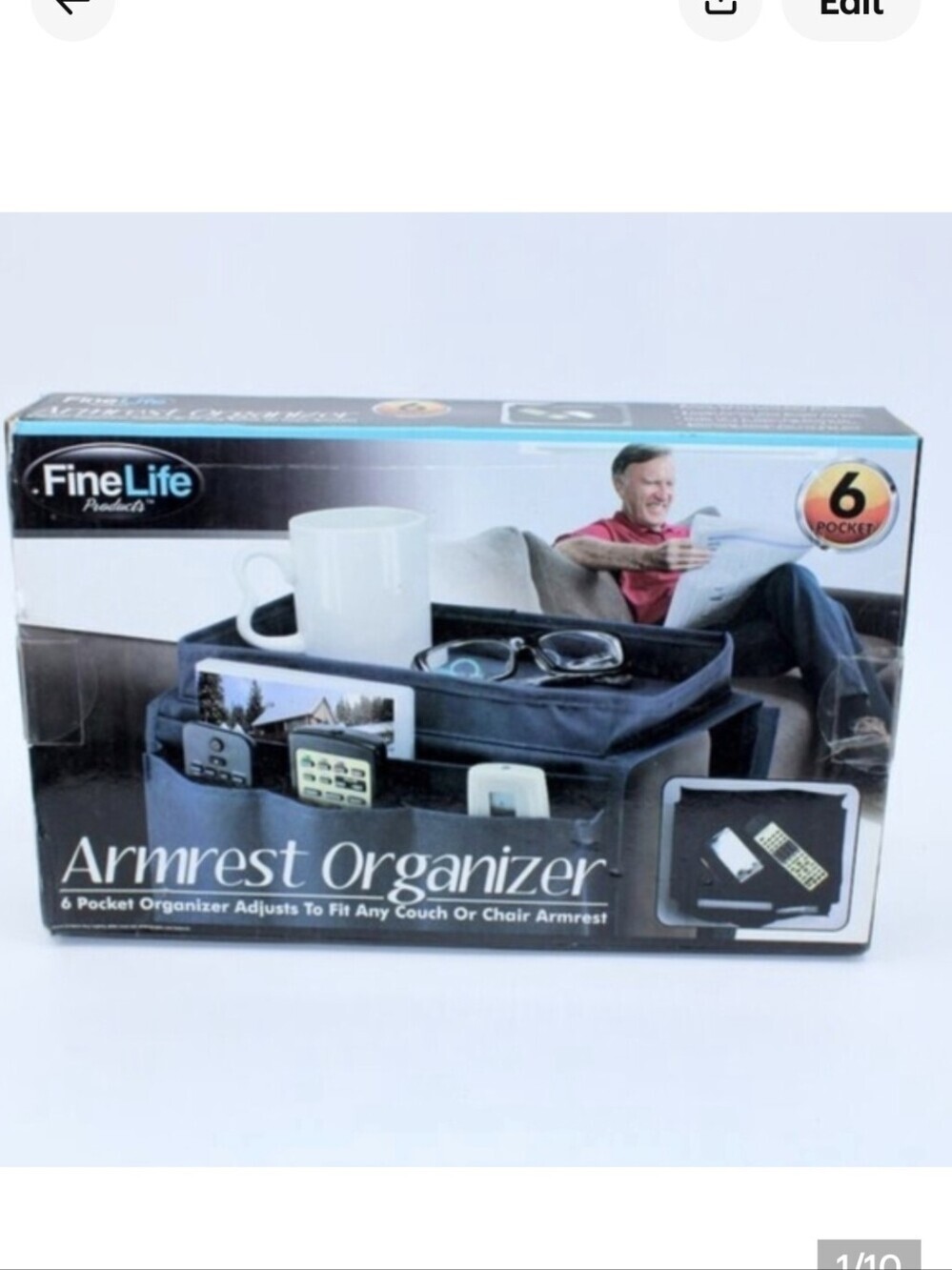 Sofa Armchair Armrest Organiser, New in box